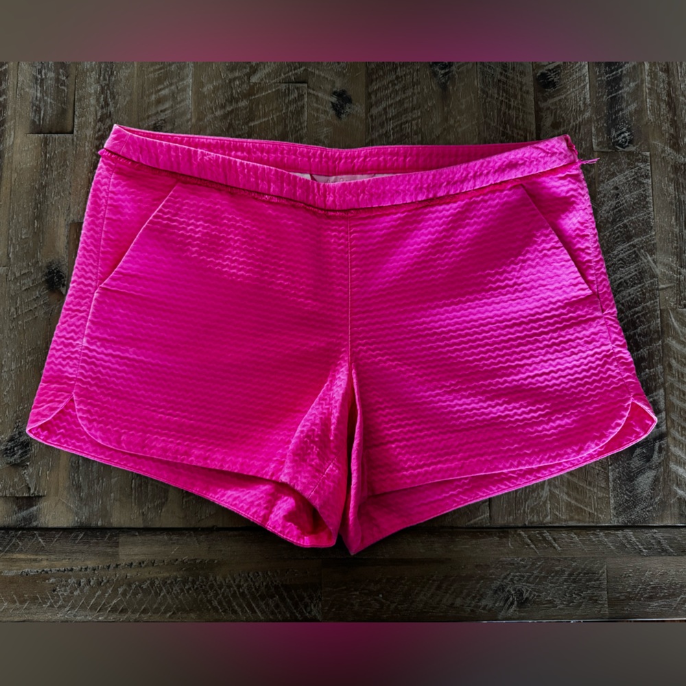 Lilly Pulitzer Hot Pink Quilted Shorts
